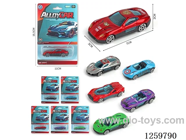 1:64 free wheel alloy car