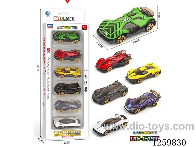 free wheel alloy car