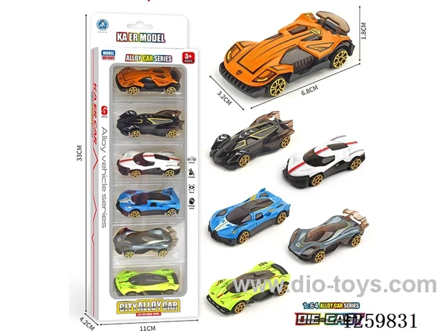 free wheel alloy car