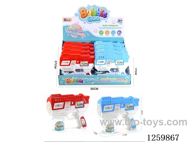 B/O bubble gun 8PCS not included battery