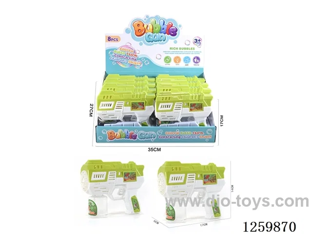 B/O bubble gun 8PCS not included battery