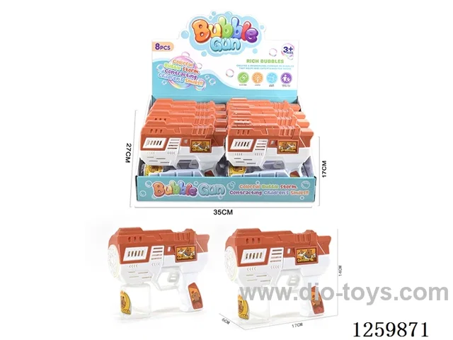 B/O bubble gun 8PCS not included battery