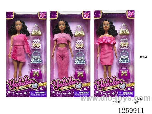 11.5 inch solid-body Jointed Barbie /3 mixed