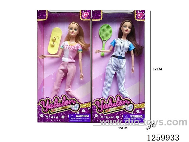 11.5 inch solid-body Jointed Barbie /2 mixed