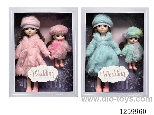 6 inch 12 inch solid-body Jointed doll /2 mixed