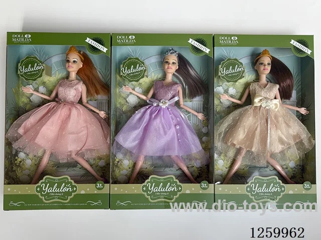 11.5 inch solid-body Jointed Barbie /3 mixed