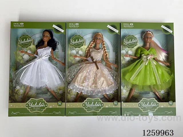 11.5 inch solid-body Jointed Barbie /3 mixed