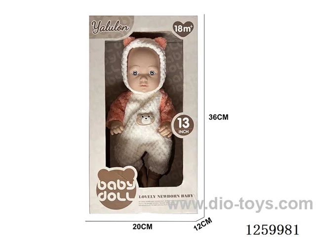 13-inch fully Vinyl newborn doll