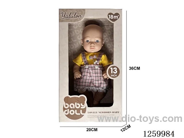 13-inch fully Vinyl newborn doll