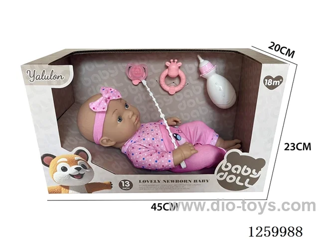 13-inch fully Vinyl newborn doll