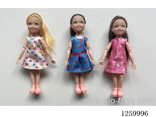 5 inch solid-body Jointed doll /3 mixed