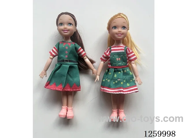 5 inch solid-body Jointed doll /2 mixed