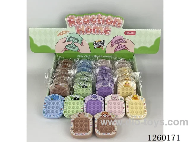 Quick-Push Keychain Toy 24PCS