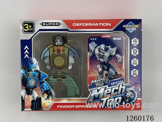 Transforming Robot Spinner with Card Set