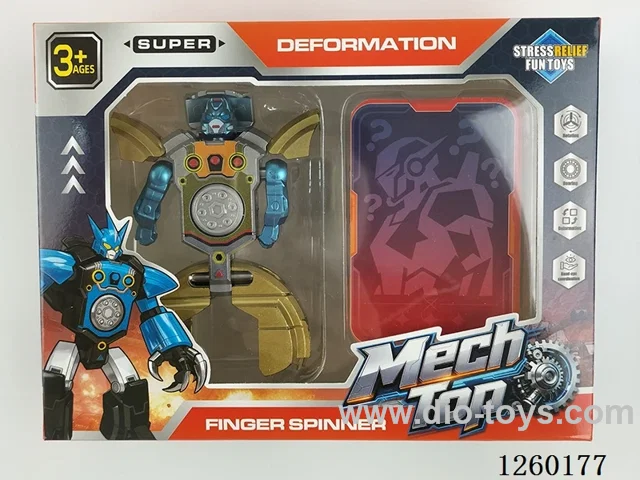 Transforming Robot Spinner Set (with Guess Cards)