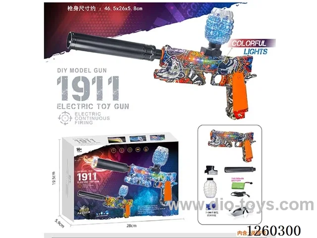 B/O water bullet gun included battery