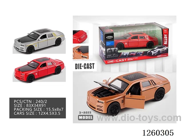 1:32 pull back alloy car 3 colors