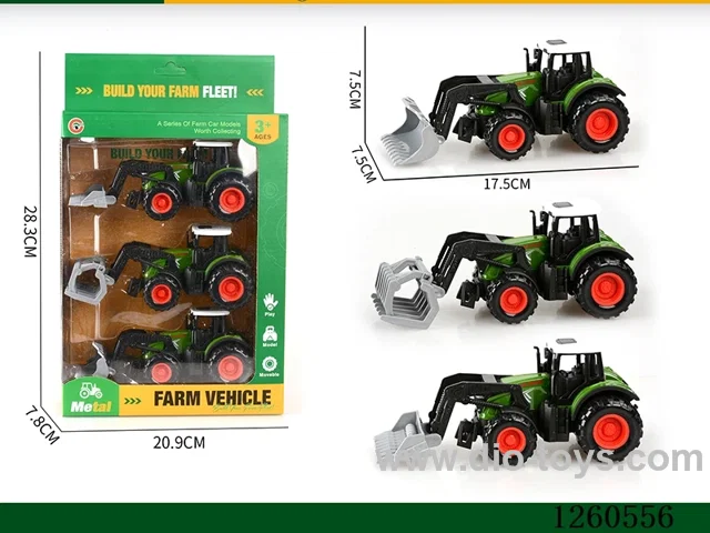 pull back alloy car 3PCS set