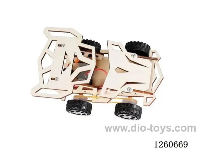 DIY Children's Handmade Experiment Set - Four-wheel drive racing car