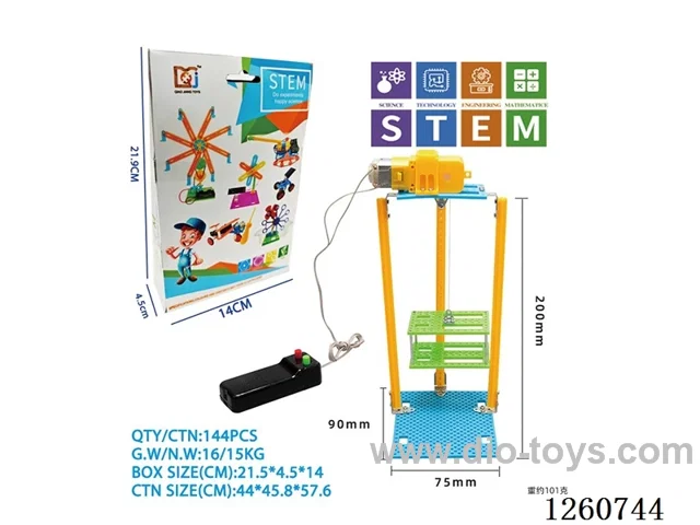 DIY Plastic Wire-Controlled Electric Lift