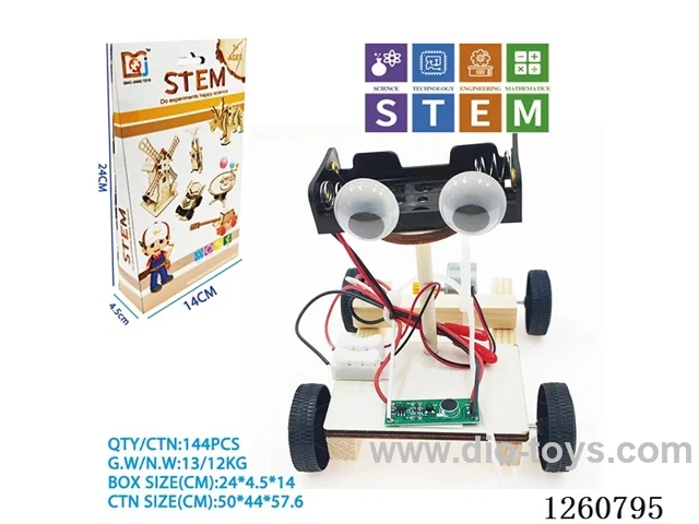 Wooden Voice-Controlled Robot (Clap Your Hands and Go)