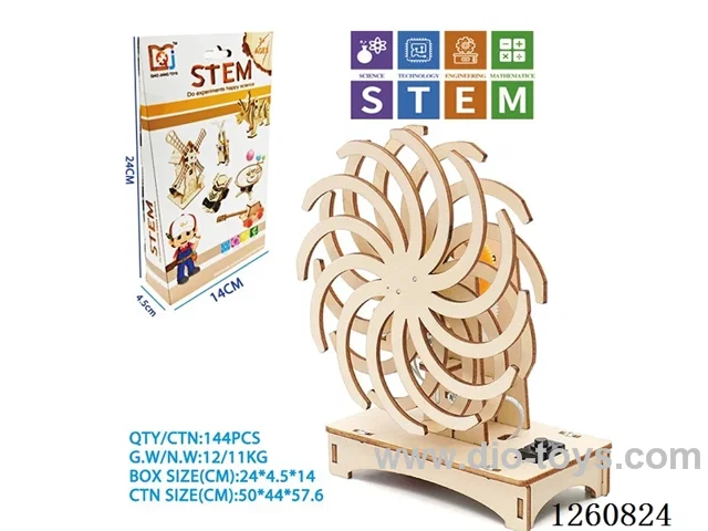 Wooden Magical Spinning Windmill