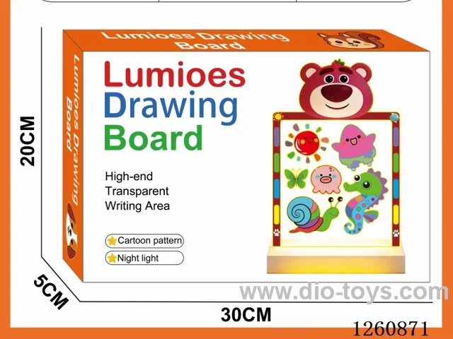 Large Drawing Board Night Light (tricolor light)