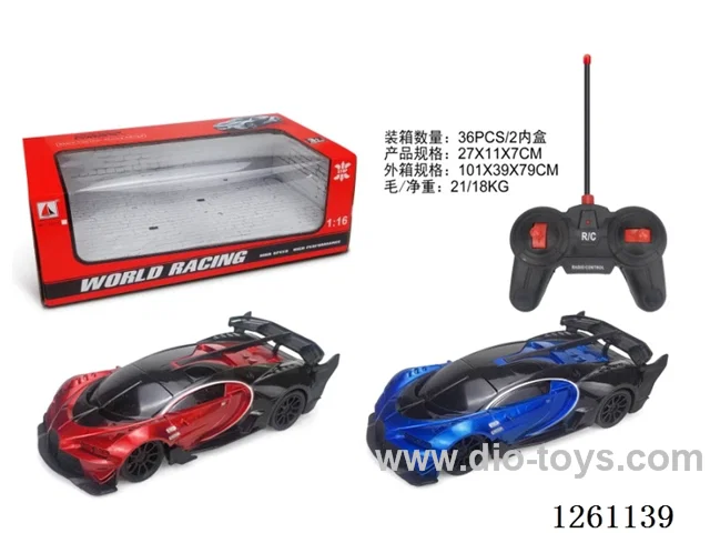 1:16 4ch rc car not included battery