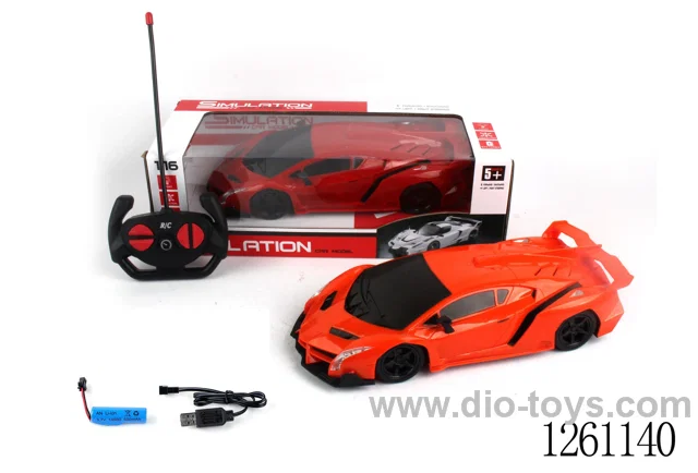 1:16 4ch rc car with light included battery