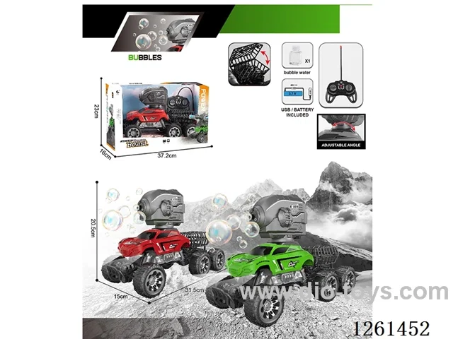 1:16 27MHz 5ch RC car with light/bubble included battery 2 colors