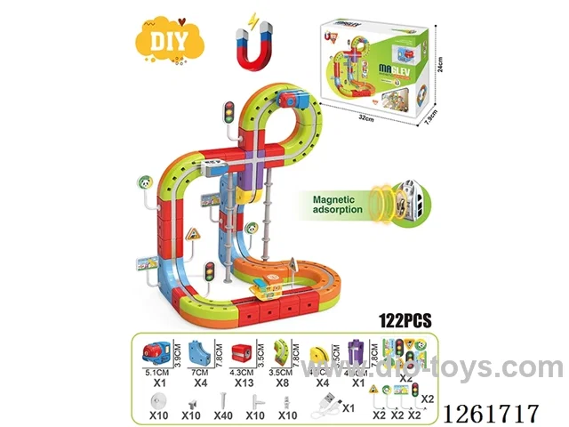 DIY Magnetic Levitation Track 122PCS included battery