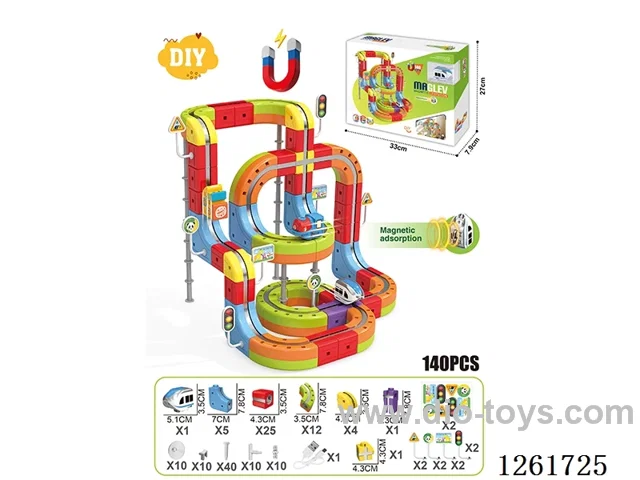 DIY Magnetic Levitation Track 140PCS included battery