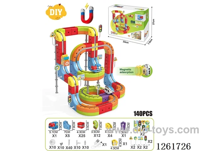 DIY Magnetic Levitation Track 140PCS included battery
