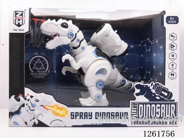 dinosaur with spray