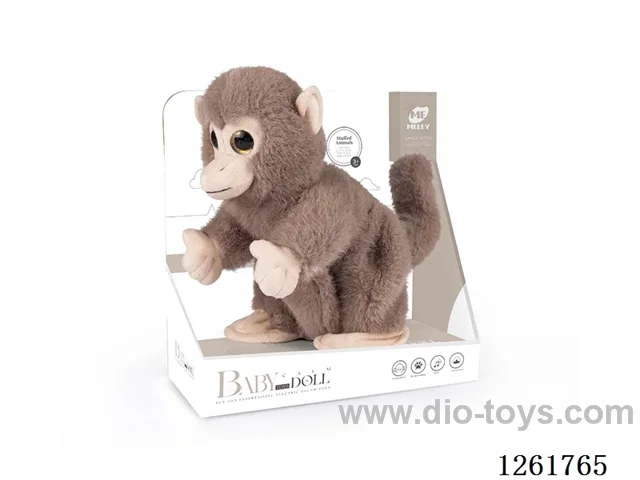 Plush Monkey with Music/Recording Function (not included battery)