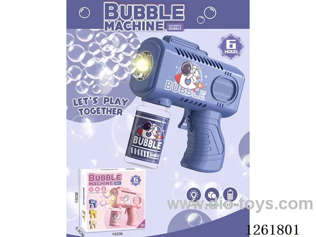 B/O bubble gun with light not included battery
