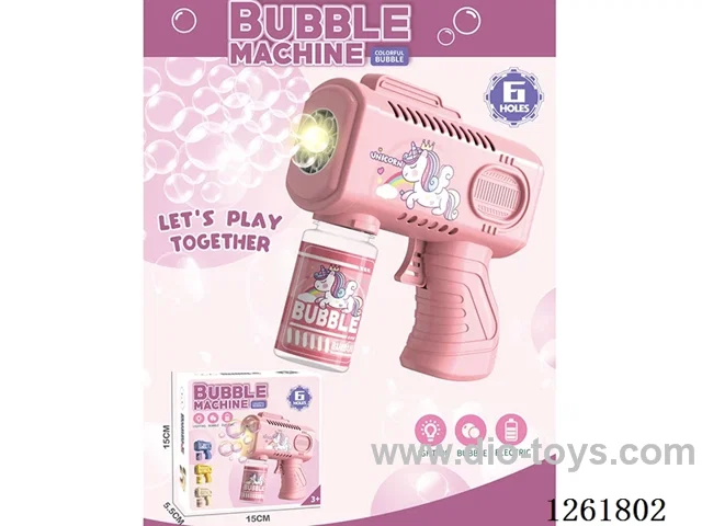 B/O bubble gun with light not included battery