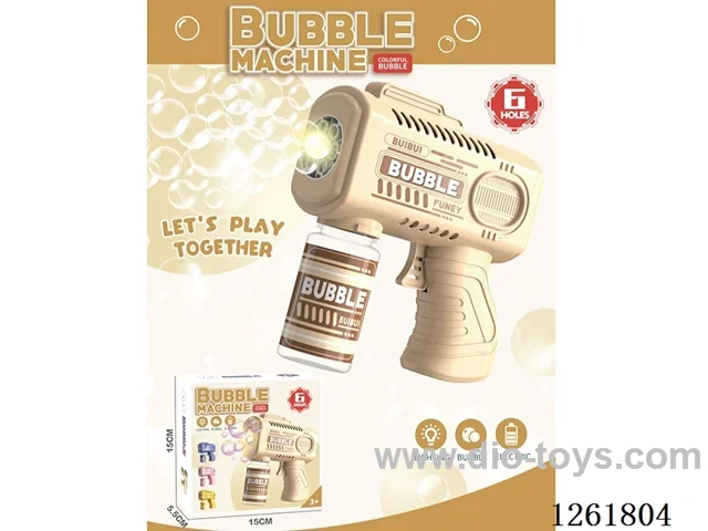 B/O bubble gun with light not included battery