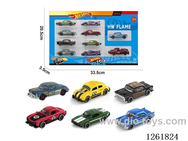 1:64 free wheel alloy car 10PCS