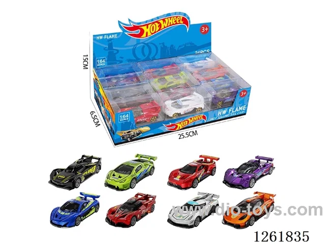 1:64 free wheel alloy car 24PCS