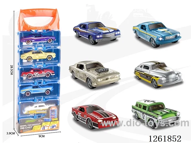 1:64 free wheel alloy car 6PCS