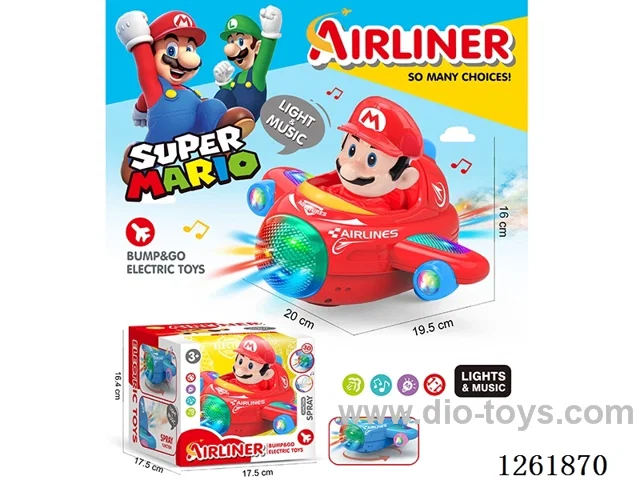 B/O universal airplane W L/M not included battery