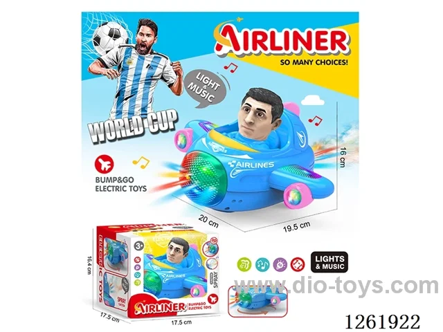 B/O universal airplane W L/M not included battery