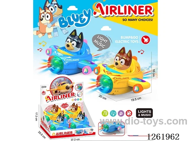 B/O universal airplane 4PCS W L/M not included battery