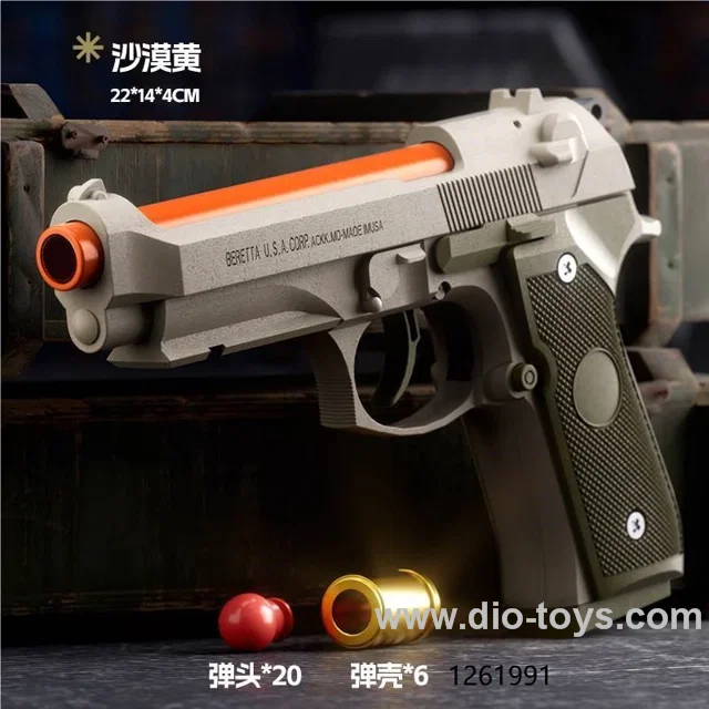 Competitive model 92 pistol with continuous firing and ejection (alloy barrel)  in mail box