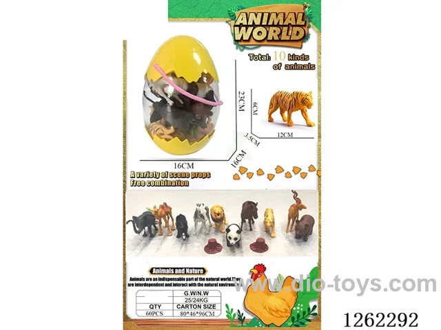 10PCS animals