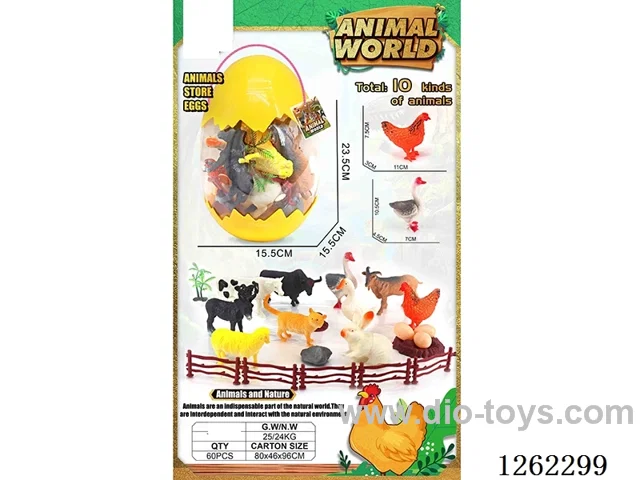 10PCS animals