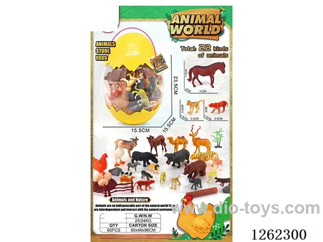 22PCS animals