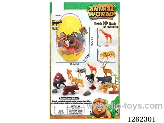 10PCS animals