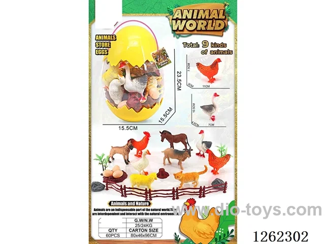9PCS animals